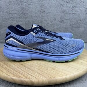 Brooks Ghost 15 Womens 7.5 Blue Road Running Shoes Walking Gym 1203801B472